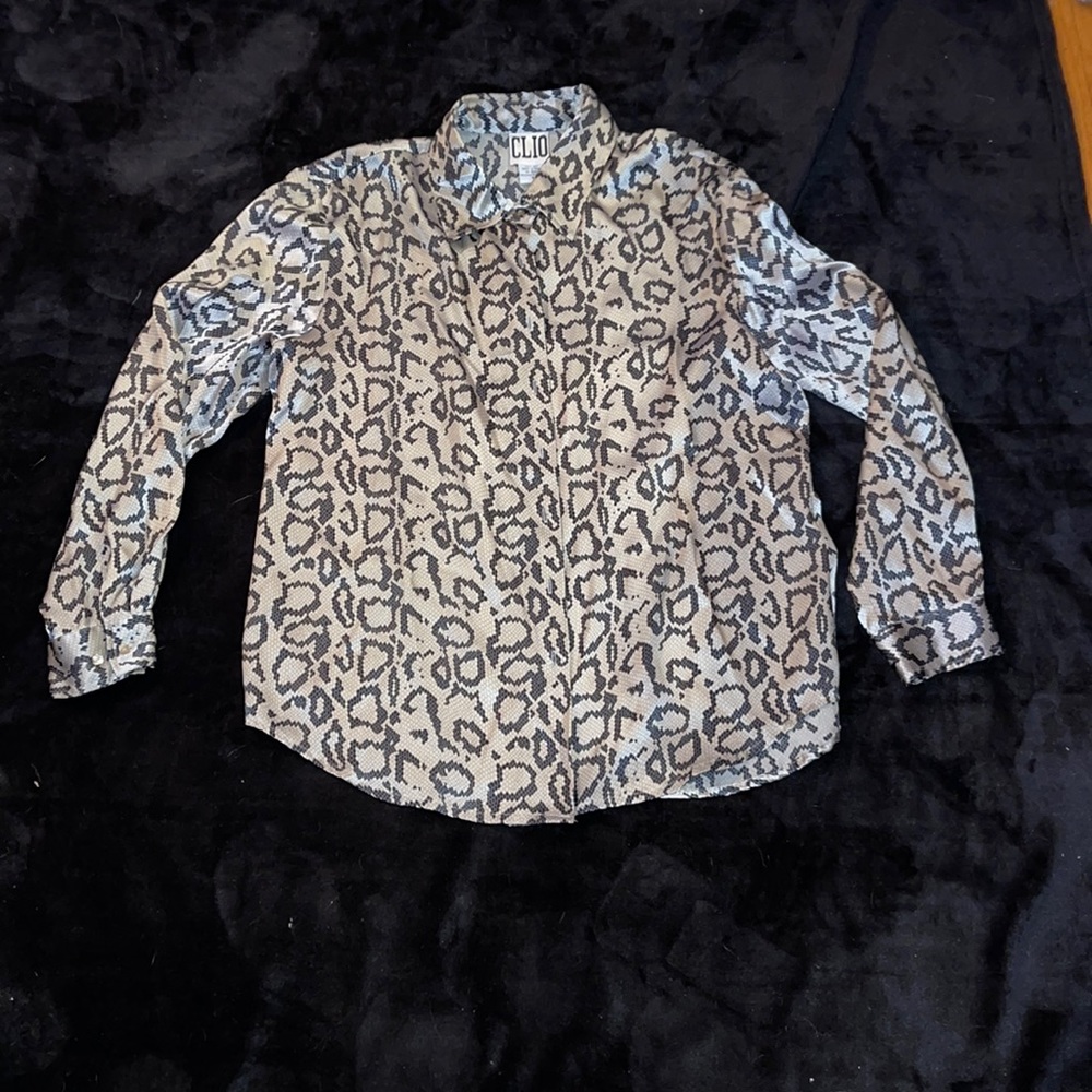 100% silk blouse